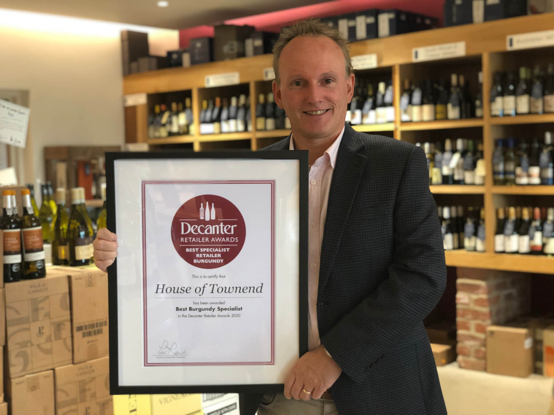 WINNERS! Decanter Retailer Awards 2020 Burgundy Specialist of the Year