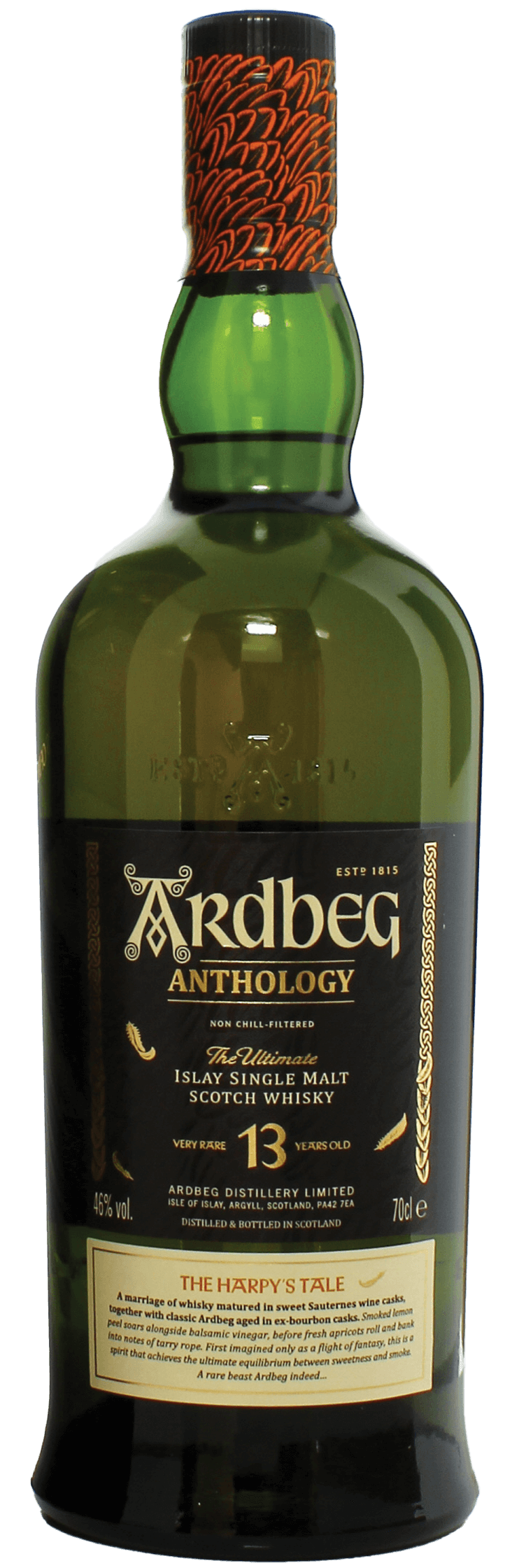 Ardbeg 13 Year Old Anthology - The Harpy's Tale Whisky 70cl