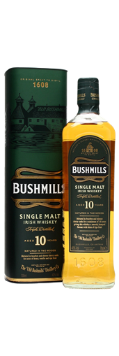 Bushmills 10 Year Old Irish Single Malt Whiskey (mobile)