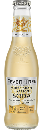 Fever-Tree White Grape & Apricot Soda Water 24 x 200ml (mobile)