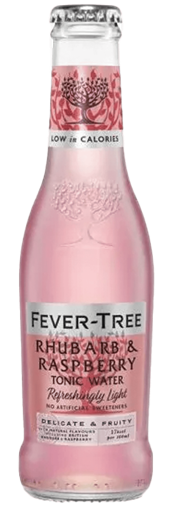Fever-Tree Refreshingly Light Rhubarb & Raspberry Tonic Water 24 x 200ml