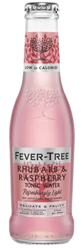 Fever-Tree Refreshingly Light Rhubarb & Raspberry Tonic Water 24 x 200ml (mobile)