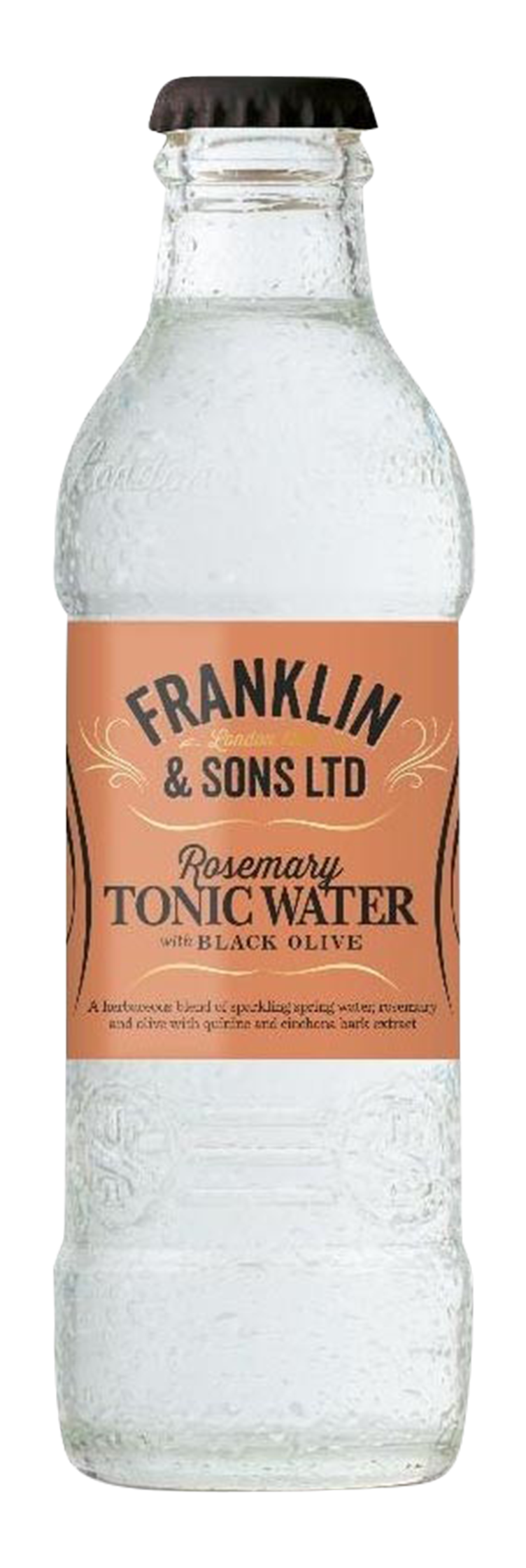 Franklin and Sons Rosemary with Black Olive Tonic Water 24 x 200ml