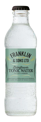 Franklin and Sons Elderflower with Cucumber Tonic Water 24 x 200ml (mobile)