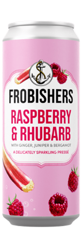 Frobishers Raspberry & Rhubarb Sparkling Presse 12 x 250ml Can