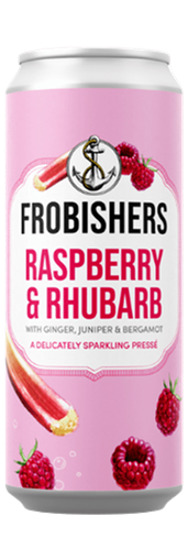 Frobishers Raspberry & Rhubarb Sparkling Presse 12 x 250ml Can (mobile)