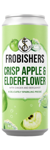 Frobishers Crisp Apple & Elderflower Sparkling Presse 12 x 250ml Can (mobile)