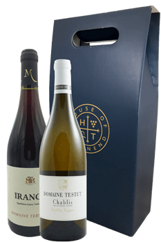 Burgundy Fine Wine Double Bottle Gift Box