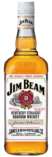 Jim Beam White Label Kentucky Straight Bourbon Whiskey (mobile)