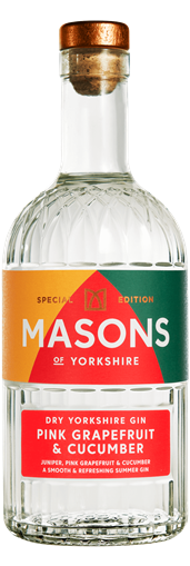 Masons of Yorkshire Pink Grapefruit & Cucumber Gin (mobile)