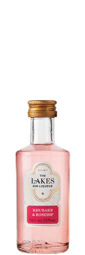 Lakes Distillery Rhubarb and Rose Hip Gin Liqueur Miniatures 5cl (mobile)