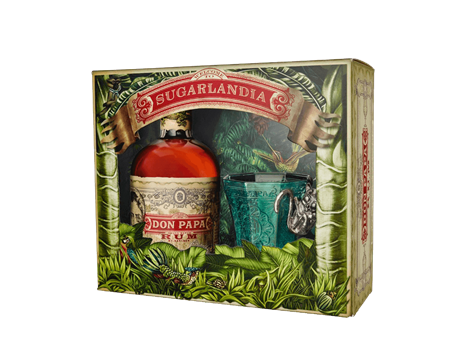 Don Papa 7 Year Old and Glass Set
