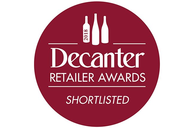 Shortlisted for the Decanter Retailer of the Year Awards 2018!