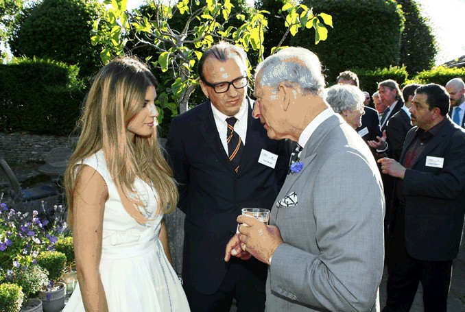 Villa Sandi meets His Royal Highness the Prince of Wales at Highgrove, his private country residence.