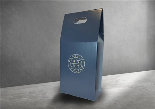 Two Bottle Branded Gift Box - Cardboard