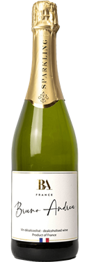 Bruno Andreu,  De-alcholoised Chardonnay Sparkling Vin de France