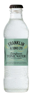 Franklin and Sons Elderflower with Cucumber Tonic Water 24 x 200ml