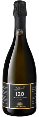 Prosecco Valdobbiadene Superiore DOCG Extra Brut La Rivetta 120, Villa Sandi - Available Summer 2025